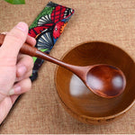10 cucchiai ecologici in legno, posate da cucina, cucchiai per mescolare caffè, utensili da cucina, caffè, tè, cucchiai, Coffee Spoon(Brown), Coffee Spoon(Black), Coffee Spoon(Light Brown)