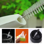 Detergente per spazzole per cannucce per tubi di lavaggio in acciaio inossidabile da 2 pezzi, Pipe Straw Brush