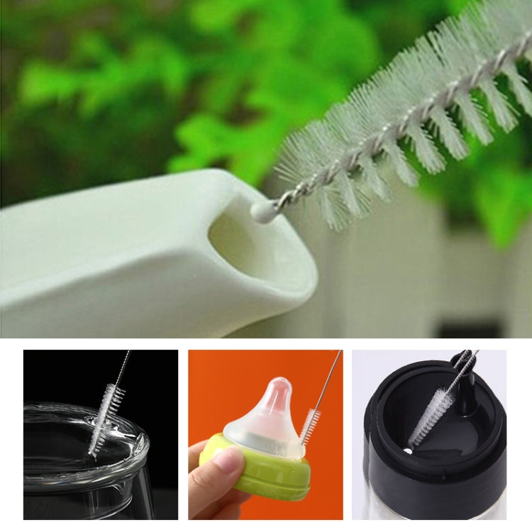 Detergente per spazzole per cannucce per tubi di lavaggio in acciaio inossidabile da 2 pezzi, Pipe Straw Brush