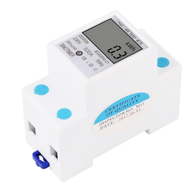 Contatore energia elettronico DDS528 5-32A 230V 50Hz monofase