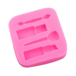 2 pezzi rossetto matita per sopracciglia strumento per il trucco forma stampo in silicone per torta fondente stampo per cioccolato stampo in argilla, Eyebrow Pencil  Shape
