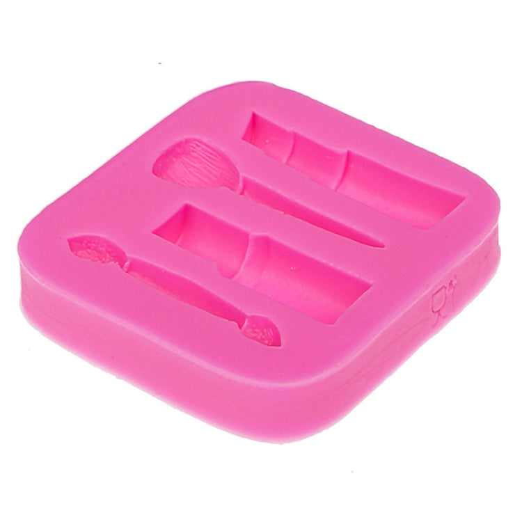 2 pezzi rossetto matita per sopracciglia strumento per il trucco forma stampo in silicone per torta fondente stampo per cioccolato stampo in argilla, Eyebrow Pencil  Shape
