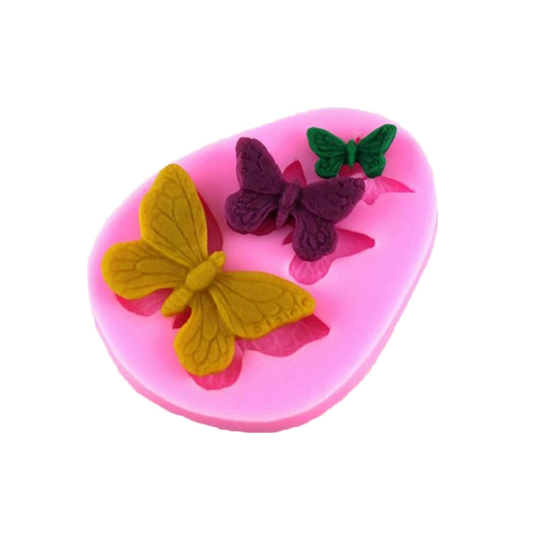 2 PCS Simulazione Farfalla Fondente Stampo in silicone Sapone fatto a mano Fai da te Torta che decora Strumenti di cottura in pizzo al cioccolato, 2 PCS