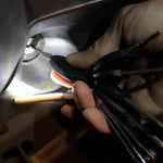 Mini portachiavi tascabile con luce bianca a LED per portachiavi con torcia per esterni