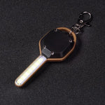 Mini portachiavi tascabile con luce bianca a LED per portachiavi con torcia per esterni