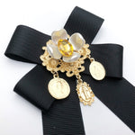 Accessori di abbigliamento spilla per camicia con fiocco e fiocco di diamanti vintage da donna, Tie Belts Version, Pin Buckle Version