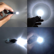 Mini torcia portachiavi LED tascabile ultra luminosa