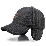 Berretto da baseball casual invernale Cappelli bomber caldi ispessiti da esterno per uomo, Adjustable
