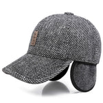 Berretto da baseball casual invernale Cappelli bomber caldi ispessiti da esterno per uomo, Adjustable