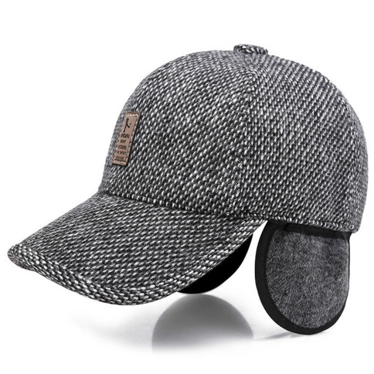 Berretto da baseball casual invernale Cappelli bomber caldi ispessiti da esterno per uomo, Adjustable