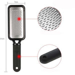 Scrubber per rimozione callo pedicure in acciaio inox