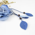 Cintura decorativa con nappa floreale lunga e sottile da donna