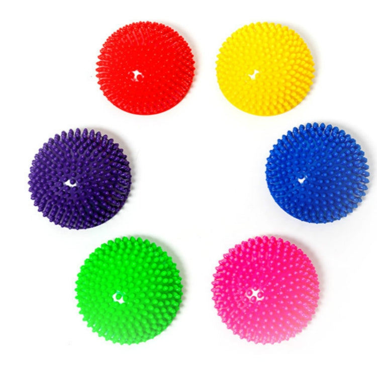 Pietre miliari dell'equilibrio dell'emisfero Palla da massaggio appuntita Durian Integrazione sensoriale Giochi all'aperto per interni Giocattoli per bambini, Yellow, Purple, Rose Red, Red, Blue, Green