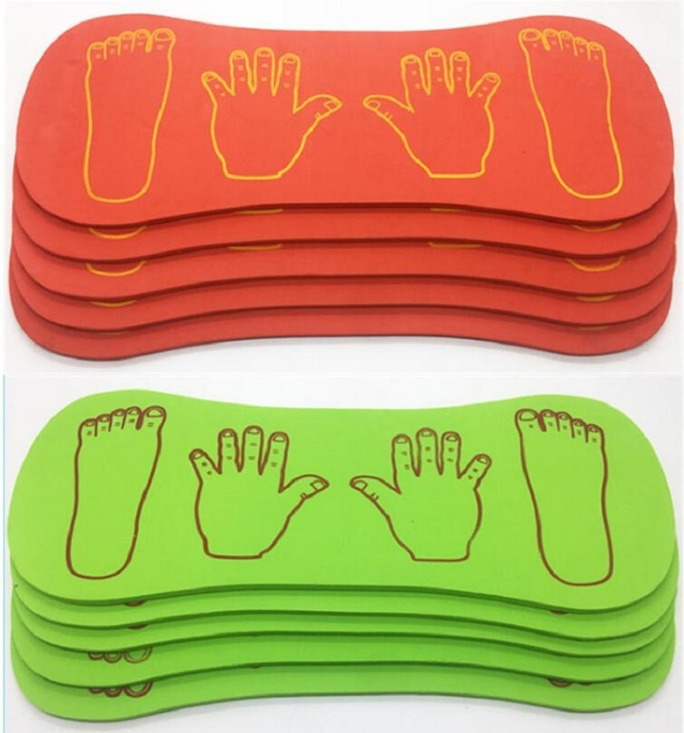 3 PCS Attrezzature per l'allenamento del senso degli sport all'aria aperta Schiuma Mani e piedi Cooperazione Sport da tavolo Gioco Giocattoli per bambini, consegna a colori casuali, 3 PCS Hands and Feet Cooperation Board
