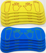 3 PCS Attrezzature per l'allenamento del senso degli sport all'aria aperta Schiuma Mani e piedi Cooperazione Sport da tavolo Gioco Giocattoli per bambini, consegna a colori casuali, 3 PCS Hands and Feet Cooperation Board