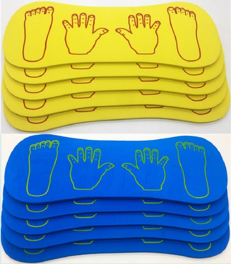 3 PCS Attrezzature per l'allenamento del senso degli sport all'aria aperta Schiuma Mani e piedi Cooperazione Sport da tavolo Gioco Giocattoli per bambini, consegna a colori casuali, 3 PCS Hands and Feet Cooperation Board