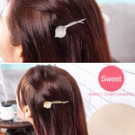 2 pezzi di gioielli per capelli da sposa alla moda, fermagli per fiori, forcine per capelli con foglie in metallo massiccio