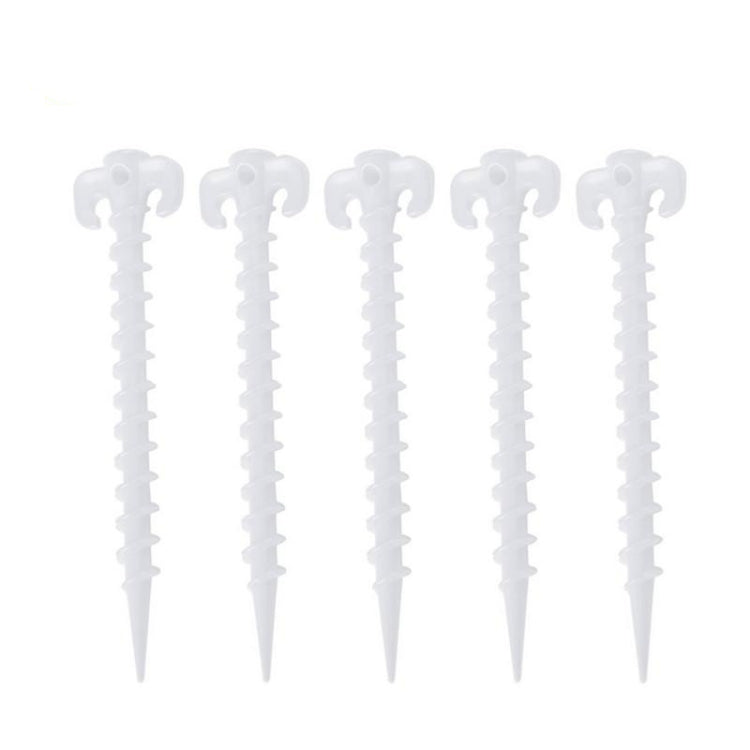 10 Pz/set Luminoso Tenda Da Campeggio A Baldacchino A Terra Vite Pioli Corno Chiodi Tenda Arrampicata All'aperto Chiodi di Plastica Tenda Accessori