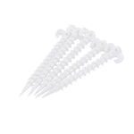 10 Pz/set Luminoso Tenda Da Campeggio A Baldacchino A Terra Vite Pioli Corno Chiodi Tenda Arrampicata All'aperto Chiodi di Plastica Tenda Accessori