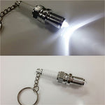 Portachiavi LED candela accensione auto 2 pezzi