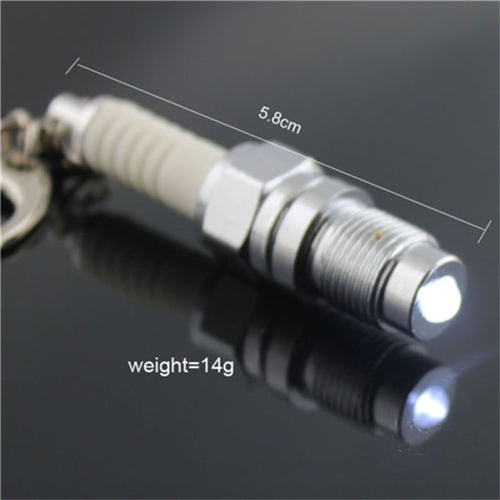 Portachiavi LED candela accensione auto 2 pezzi