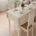 Asciugamano multifunzionale per copertura tavolino da caffè in pizzo, 90x90cm, 90x140cm, 140x140cm, 140x180cm, 140x200cm, 140x220cm