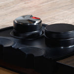 Dispositivo di riempimento in polvere piatta in polvere di caffè in acciaio inossidabile Macaron, Flat, Three Pulp, Thread