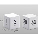 Timer da cucina con gestione del tempo del cubo di Rubik a LED, 1-3-5-10, 15-20-30-60