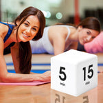 Timer da cucina con gestione del tempo del cubo di Rubik a LED, 1-3-5-10, 15-20-30-60