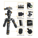 BEXIN Mate 10 Fotocamera per telefono cellulare Treppiede per treppiede in lega di alluminio per desktop Trasmissione in diretta Selfie Stick Treppiede, BEXIN Mate 10