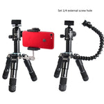 BEXIN Mate 10 Fotocamera per telefono cellulare Treppiede per treppiede in lega di alluminio per desktop Trasmissione in diretta Selfie Stick Treppiede, BEXIN Mate 10