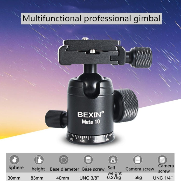 BEXIN Mate 10 Fotocamera per telefono cellulare Treppiede per treppiede in lega di alluminio per desktop Trasmissione in diretta Selfie Stick Treppiede, BEXIN Mate 10