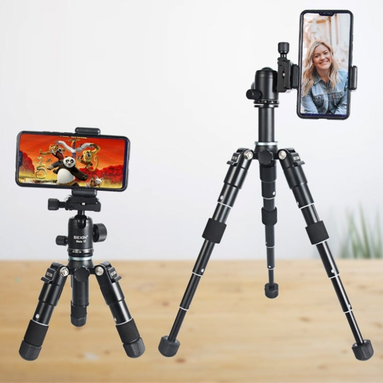 BEXIN Mate 10 Fotocamera per telefono cellulare Treppiede per treppiede in lega di alluminio per desktop Trasmissione in diretta Selfie Stick Treppiede, BEXIN Mate 10