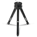 BEXIN Mini treppiede da tavolo in metallo tascabile con treppiede per trasmissione in diretta, BEXIN Pocket