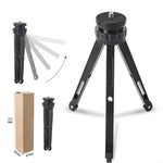 BEXIN Mini treppiede da tavolo in metallo tascabile con treppiede per trasmissione in diretta, BEXIN Pocket