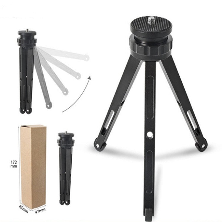 BEXIN Mini treppiede da tavolo in metallo tascabile con treppiede per trasmissione in diretta, BEXIN Pocket
