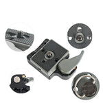 BEXIN Supporto per piastra a sgancio rapido testa treppiede per Manfrotto 200PL-14