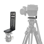BXIN L130C Clapper verticale universale a forma di L SLR Treppiede Pan/tilt idraulico Piastra a sgancio rapido Adatto per stabilizzatore d'ombra, BEXIN L130C