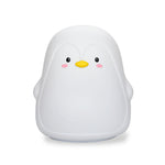 Lampada da atmosfera da comodino per bambini con luce notturna in silicone Penguin Pat, Penguin White, Penguin Pink, Penguin Gray