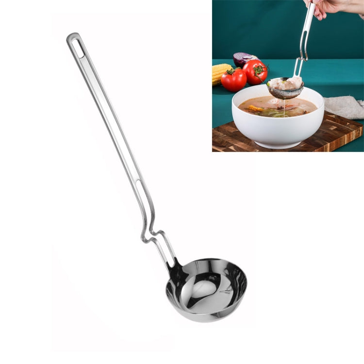 Cucchiaio da parete per pentola calda in acciaio inossidabile, cucchiaio da pesca creativo, cucchiaio per porridge, Soup Spoon, Colander