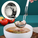 Cucchiaio da parete per pentola calda in acciaio inossidabile, cucchiaio da pesca creativo, cucchiaio per porridge, Soup Spoon, Colander