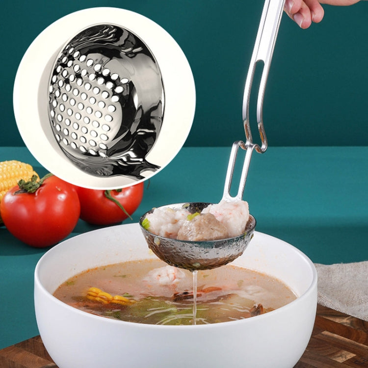 Cucchiaio da parete per pentola calda in acciaio inossidabile, cucchiaio da pesca creativo, cucchiaio per porridge, Soup Spoon, Colander