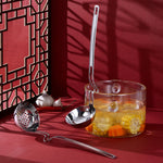 Cucchiaio da parete per pentola calda in acciaio inossidabile, cucchiaio da pesca creativo, cucchiaio per porridge, Soup Spoon, Colander