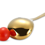 Cucchiaio da salsa in acciaio inossidabile da 3 pezzi Cucchiaio creativo con manico lungo a testa grande, Original Steel, Gold, Rose Gold, Blue, Colorful, Black