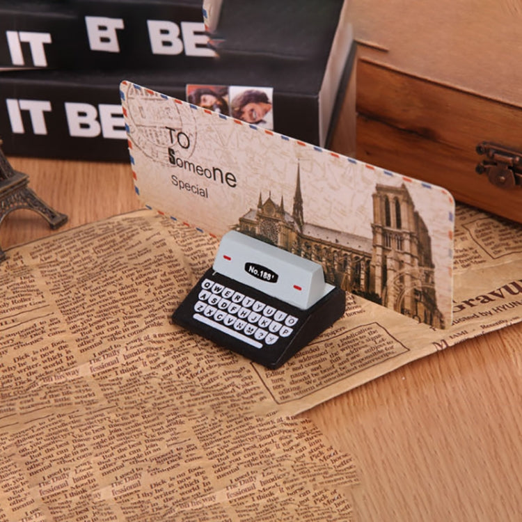 Set 5 mini clip in legno vintage per foto e memo
