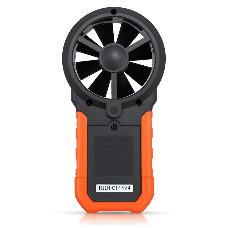 PEAKMETER Strumento di misurazione del volume dell'aria della velocità del vento con display digitale ad alta precisione, MS6252A Wind Speed, Air Volume, MS6252B Temperature, Humidity, USB