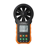 PEAKMETER Strumento di misurazione del volume dell'aria della velocità del vento con display digitale ad alta precisione, MS6252A Wind Speed, Air Volume, MS6252B Temperature, Humidity, USB