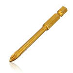 Apriscatole per fori in vetro ceramico con punta esagonale a croce in lega multiuso, 6MM, 8MM, 10MM, 12MM