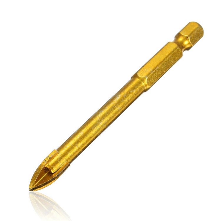 Apriscatole per fori in vetro ceramico con punta esagonale a croce in lega multiuso, 6MM, 8MM, 10MM, 12MM