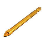 Apriscatole per fori in vetro ceramico con punta esagonale a croce in lega multiuso, 6MM, 8MM, 10MM, 12MM